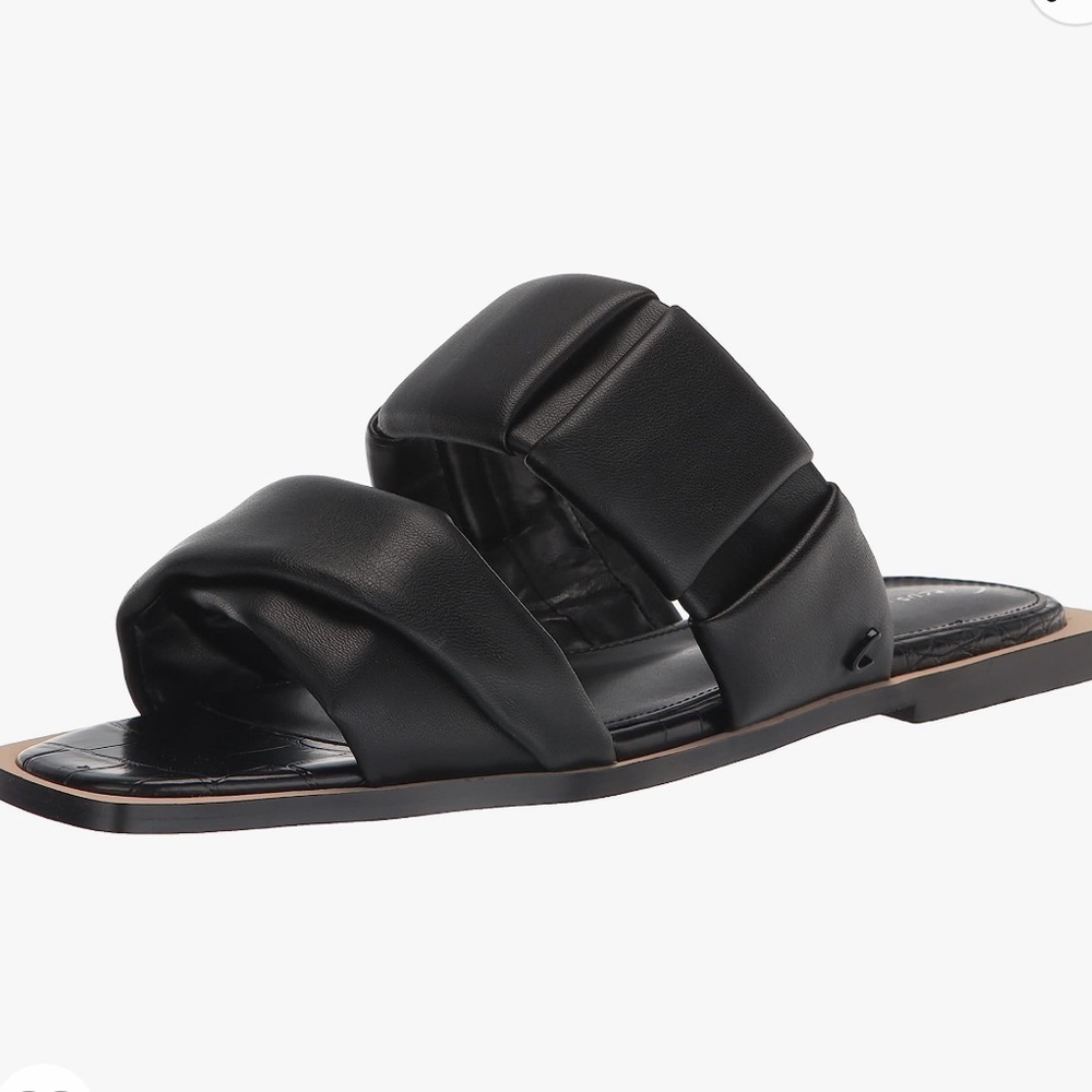Circus by Sam Edelman Black Padded Slide Sandals